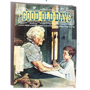 Vintage April 1975 Good Old Days Magazine - Photos POEMS Songs